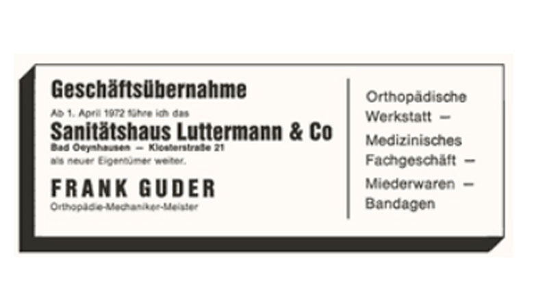 Anzeige Geschäftsübernahme